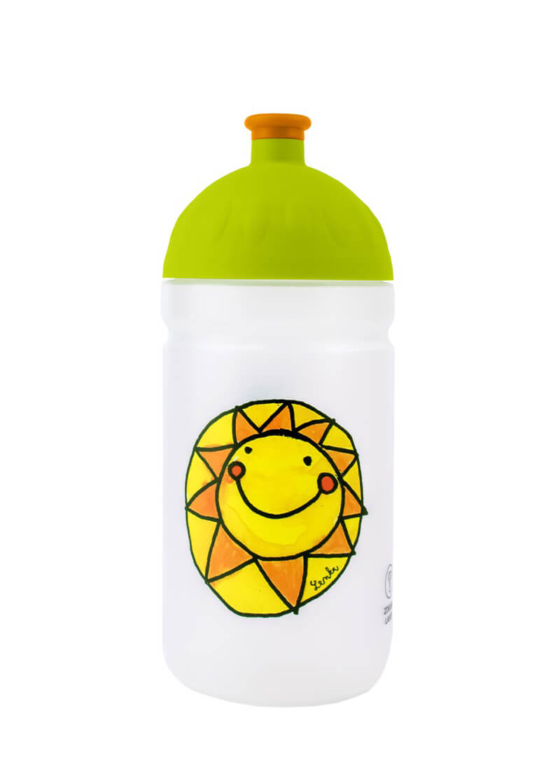 Zdravá lahev Želva a sluníčko 0,5 l + zátka bez BPA