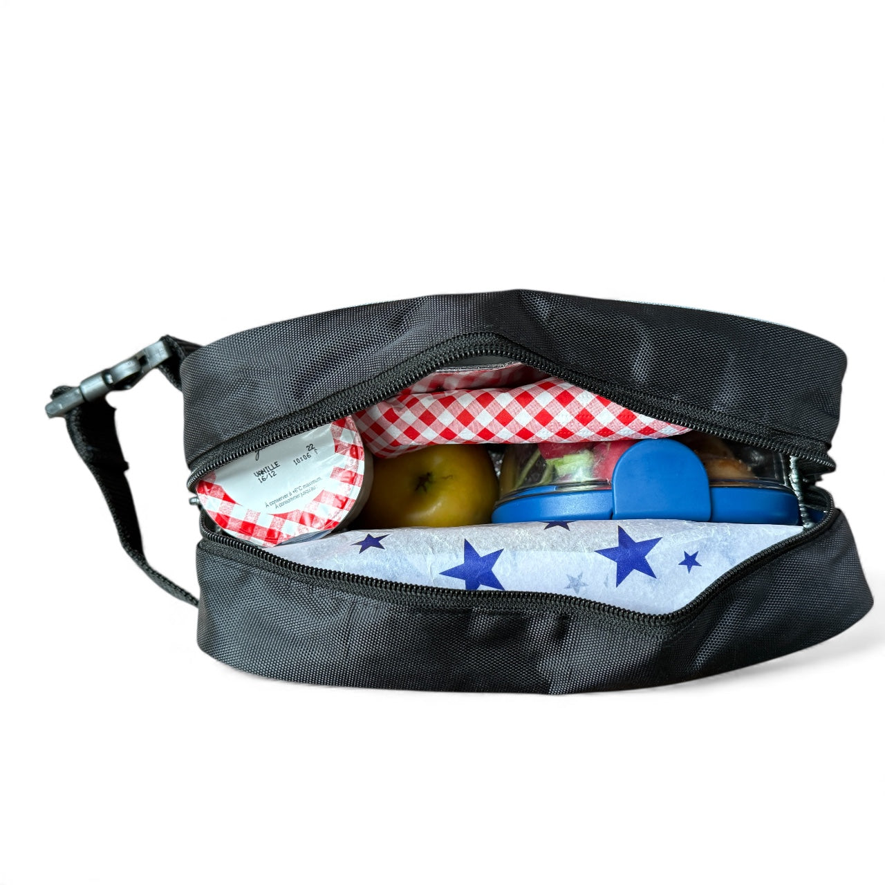 Yumbox Chill svačinová taška Black s chladicími vložkami