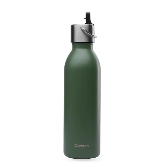 Qwetch Active Matt Kaki termo láhev 600 ml sportovní