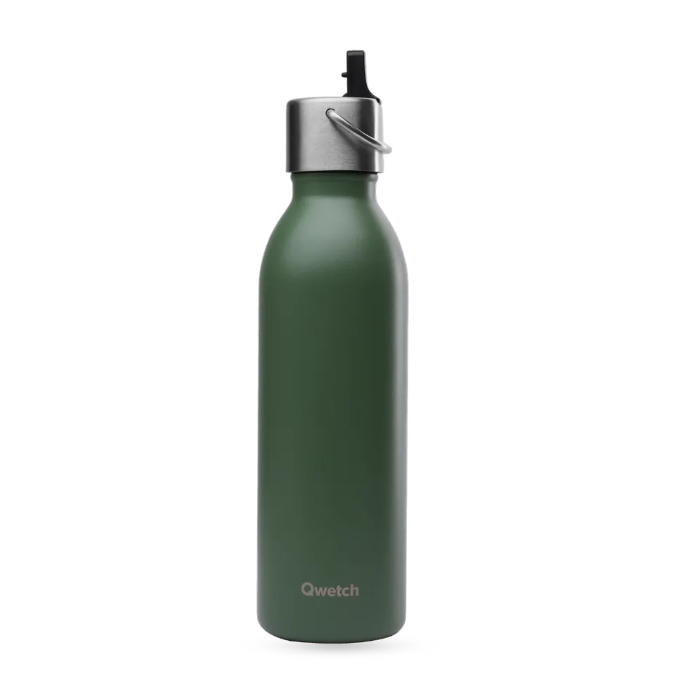 Qwetch Active Matt Kaki termo láhev 600 ml sportovní