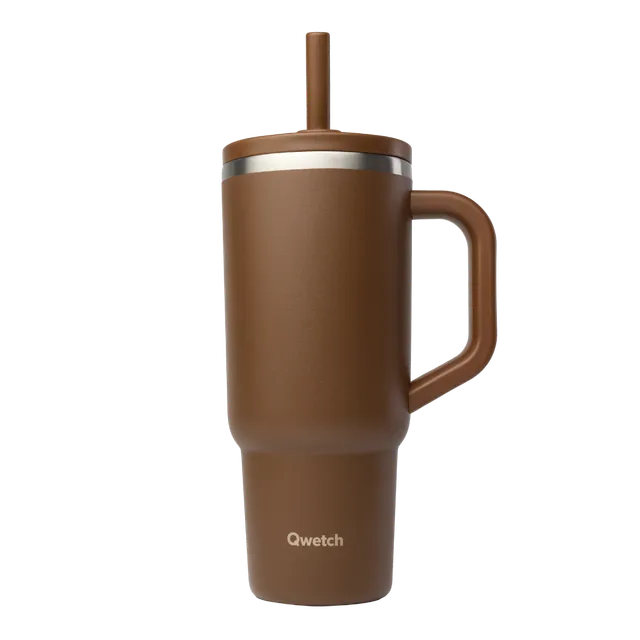 Qwetch Travel Cup Matt Chocolat termohrnek 900 ml