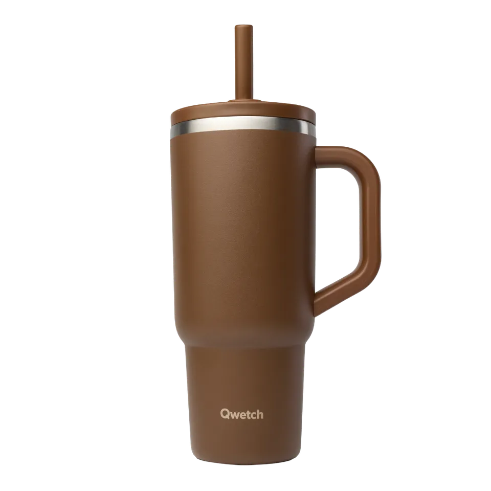 Qwetch Travel Cup Matt Chocolat termohrnek 900 ml