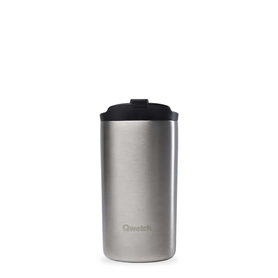 Qwetch Travel Mug termohrnek Inox 350 ml nerez