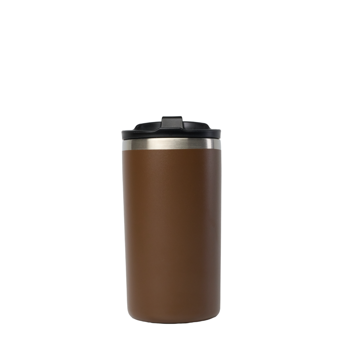 Qwetch Travel Mug termohrnek matt chocolat 350 ml nerez