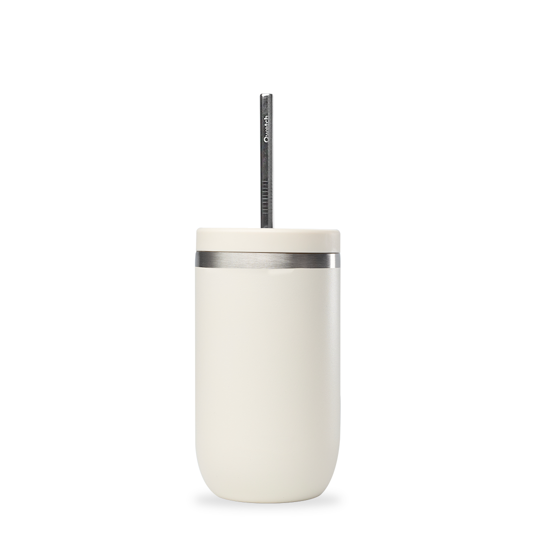 Qwetch Cold Cup termohrnek 470 ml matt sable s brčkem