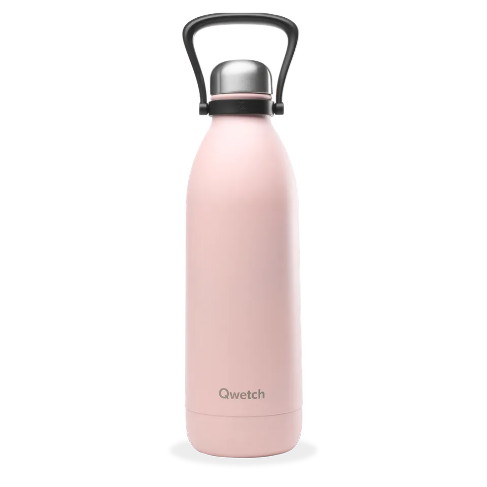 Qwetch Titan Pastel Rose termoláhev 1,5 l nerez