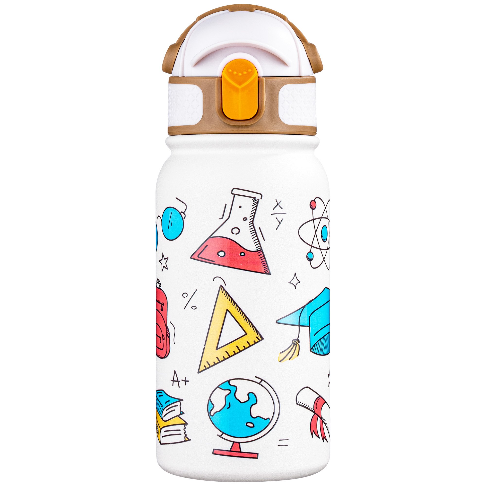 OLDLEY Kids 12oz láhev bílá škola 350 ml vakuová