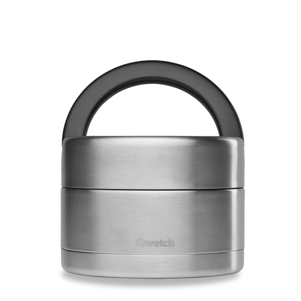 Qwetch Inox termo krabička na jídlo s rukojetí 650 ml