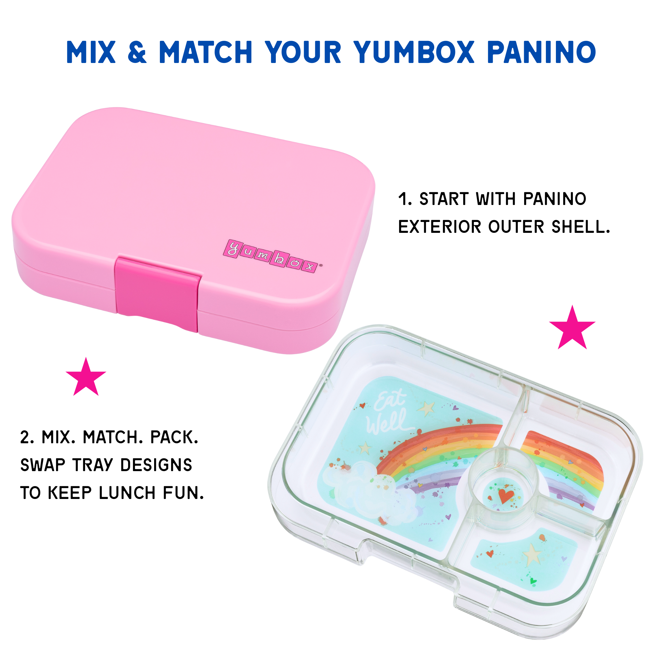 Yumbox Panino náhradní díl tác a obal Mix Match