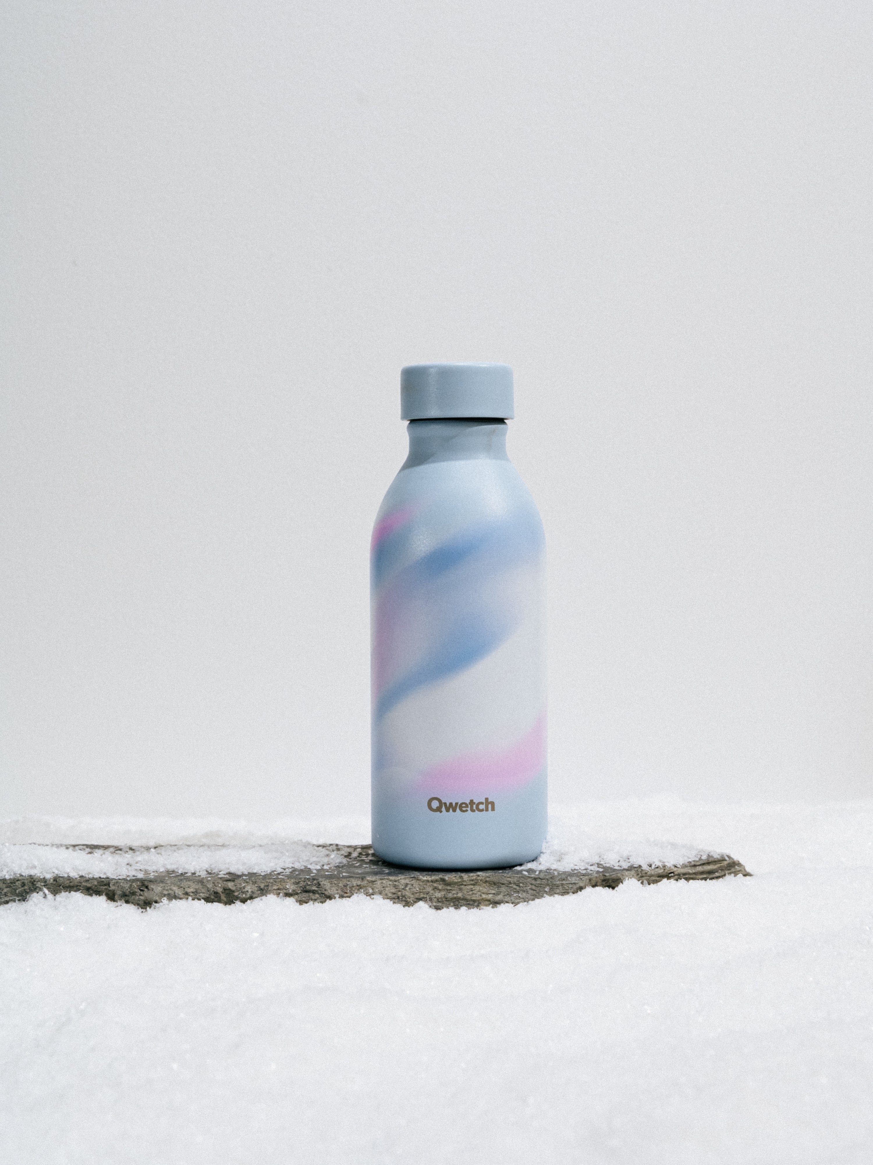 Qwetch Icon Aura Pastel Bleu termoláhev 500 ml nerez