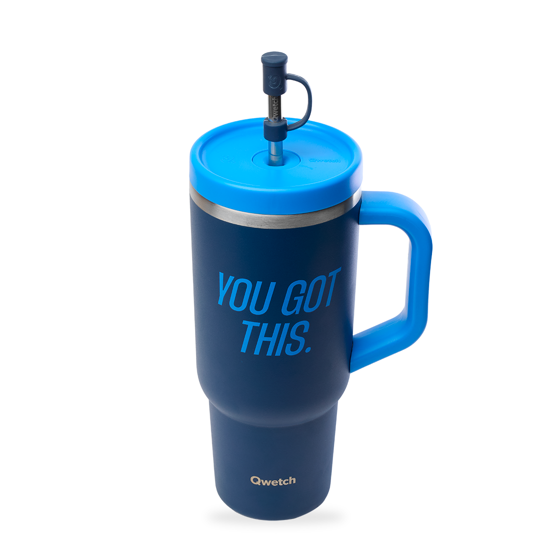 Qwetch Travel Cup Level Up termohrnek 900 ml modrá noc