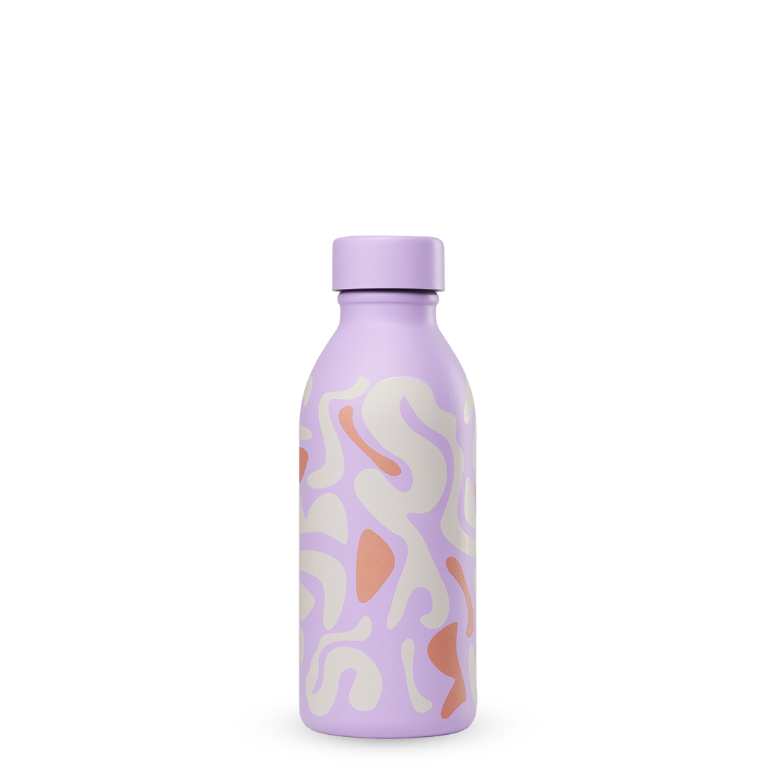 Qwetch Icon Waves Lavande termoláhev 500 ml vzor