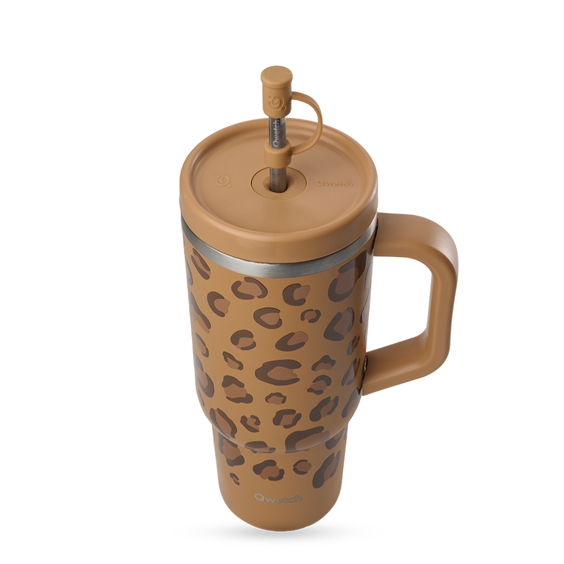 Qwetch Travel Cup Wild Camel termohrnek 900 ml s brčkem