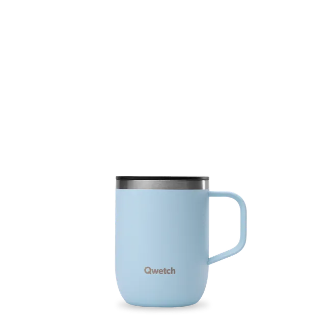 Qwetch termohrnek 350 ml Pastel Bleu nerez