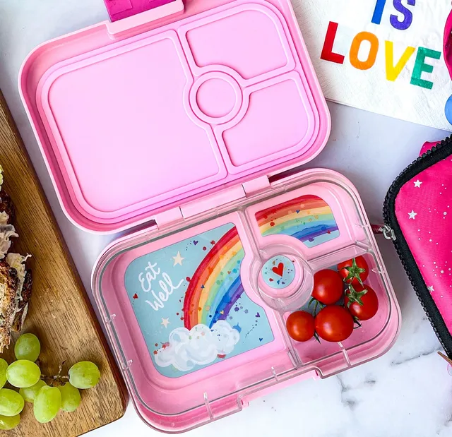 Yumbox Panino box na svačinu Power Pink se 4 přihrádkami