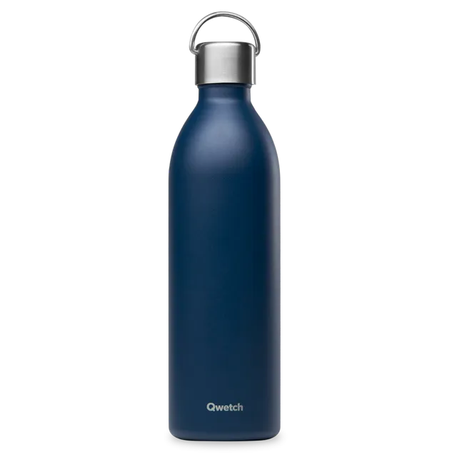 Qwetch Active Matt termoláhev 600 ml tmavě modrá Re-Love