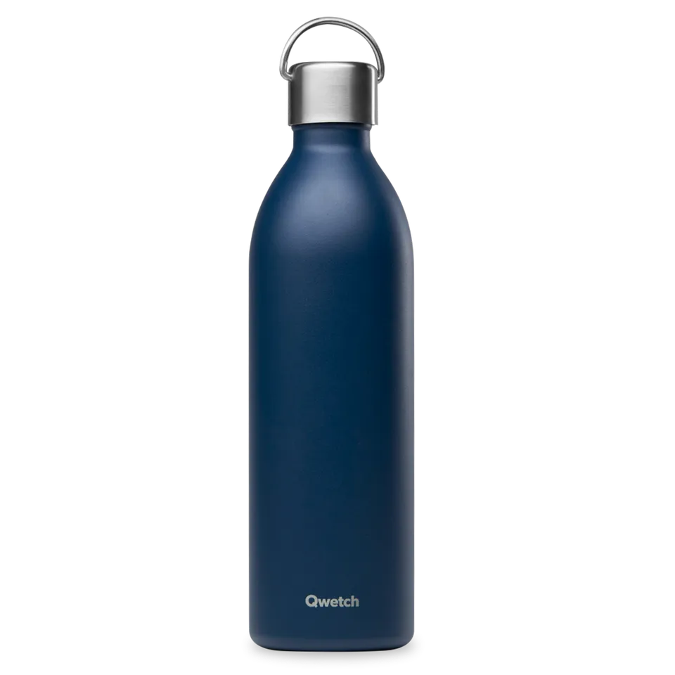 Qwetch Active Matt termoláhev 600 ml tmavě modrá Re-Love