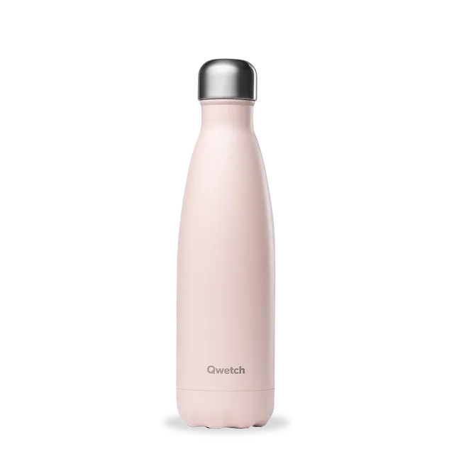 Qwetch Originals Pastel Rose termoláhev 500 ml růžová nerez