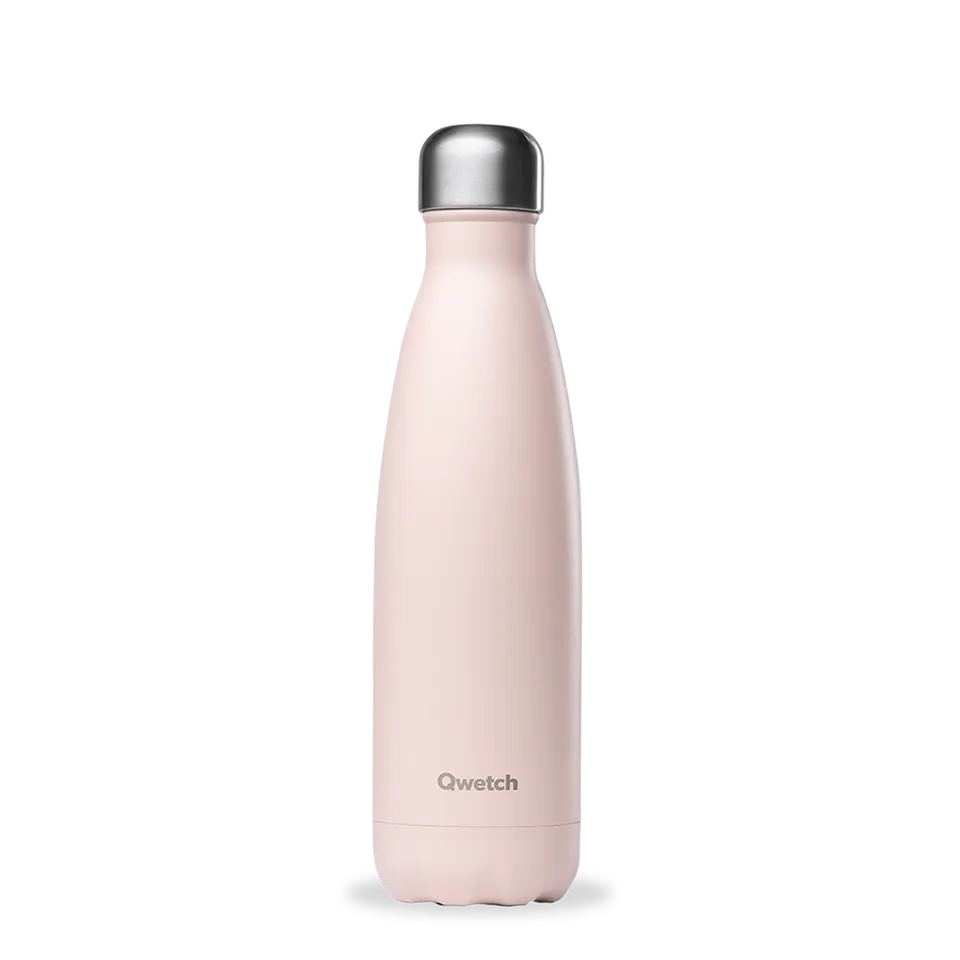 Qwetch Originals Pastel Rose termoláhev 500 ml růžová nerez