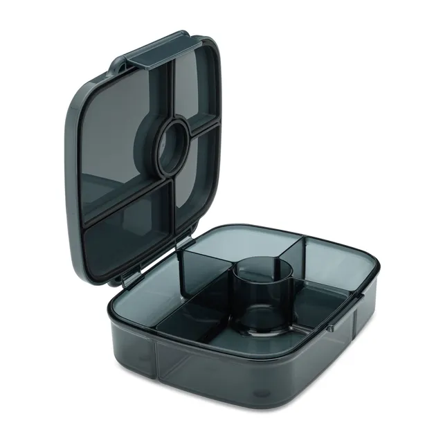 Yumbox Go Large svačinový box 5 přihrádek Berlin Gray