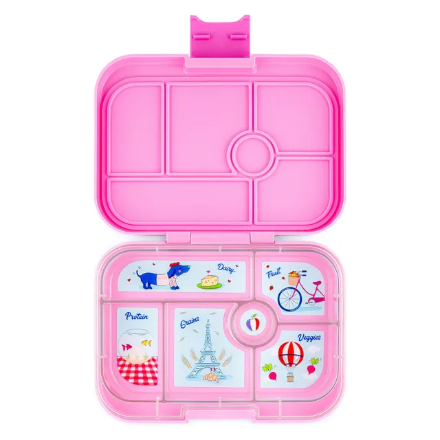 Yumbox Original Power Pink Paris svačinový box 6 přihrádek