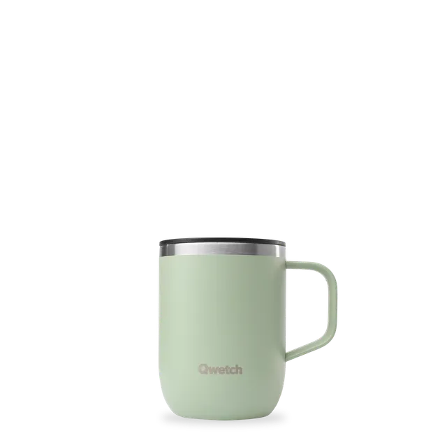 Qwetch Matt termohrnek 350 ml Tilleul s uchem