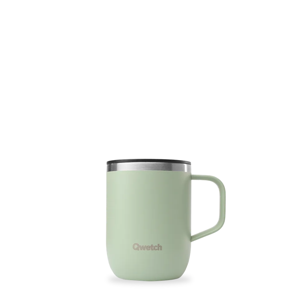 Qwetch Matt termohrnek 350 ml Tilleul s uchem