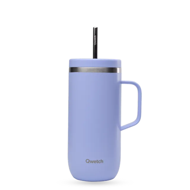 Qwetch Cold Cup Matt Glycine kelímek 600 ml s brčkem