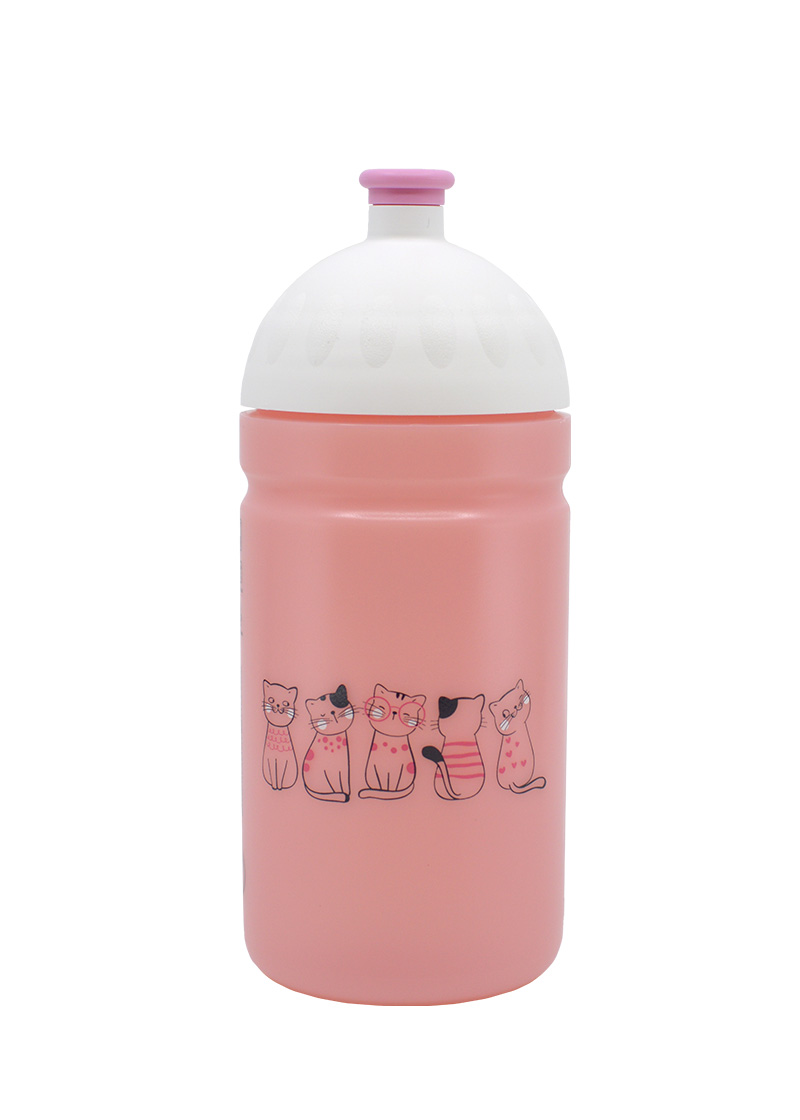 Zdravá lahev Mňau 0,5l + náhradní zátka BPA free