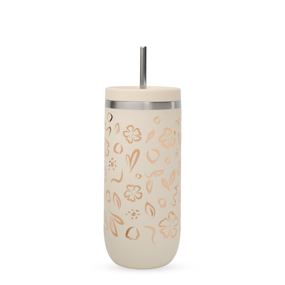 Qwetch Cold Cup Moani termohrnek Matt Sable 600 ml s brčkem