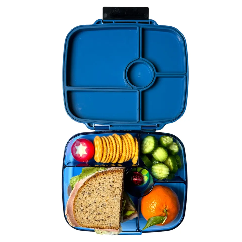 Yumbox Go Large Deep svačinový box Oslo Blue nepropustný