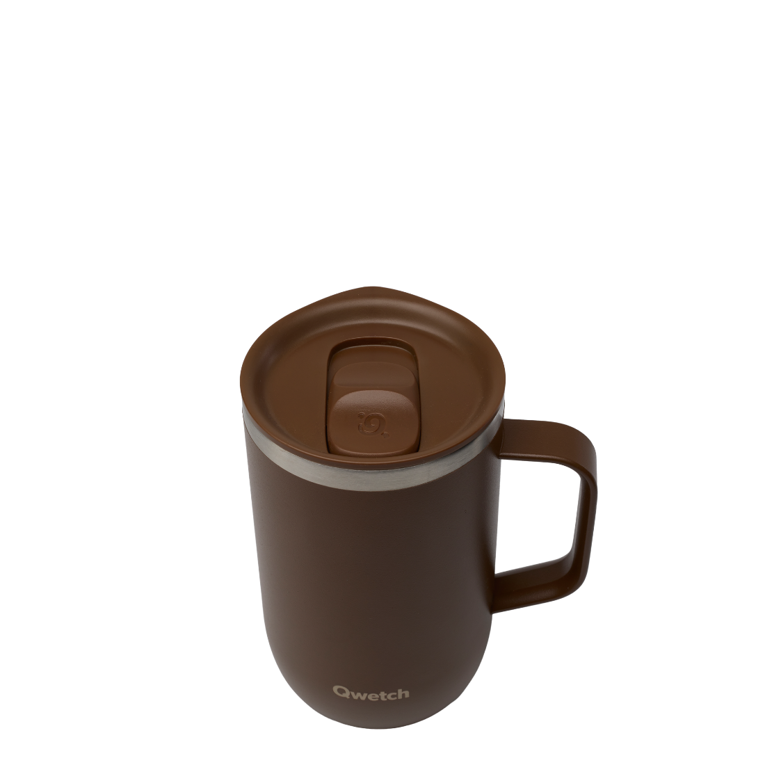 Qwetch Matt Chocolat tisanière termohrnek 470 ml sítko