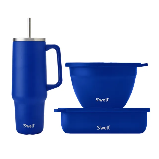 S'well Cobalt Glow sada Tumbler XL + boxy