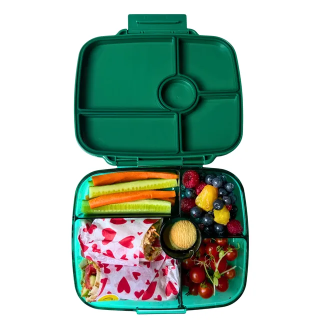 Yumbox Go Large Deep svačinový box Lima Green nepropustný