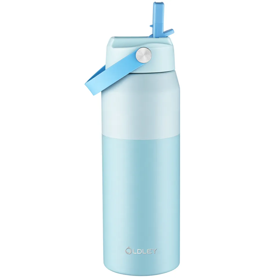 Oldley Gradient termo láhev 950 ml světle modrá izolovaná