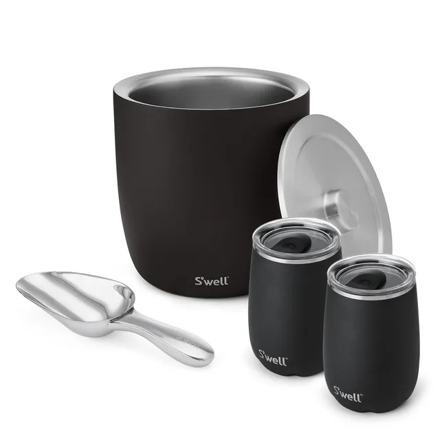 S'well XL Sip and Chill sada Onyx + 2 tumblery