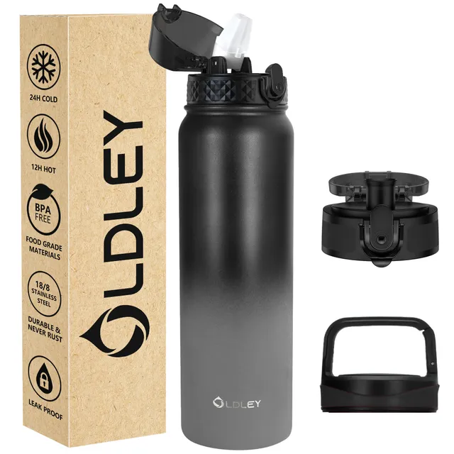 OLDLEY Gradient 32oz termoláhev bílo-šedá 950 ml