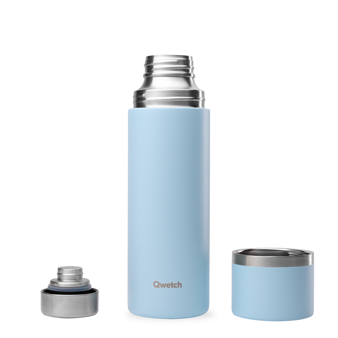 Qwetch Thermo Pastel Bleu termoska 750 ml modrá