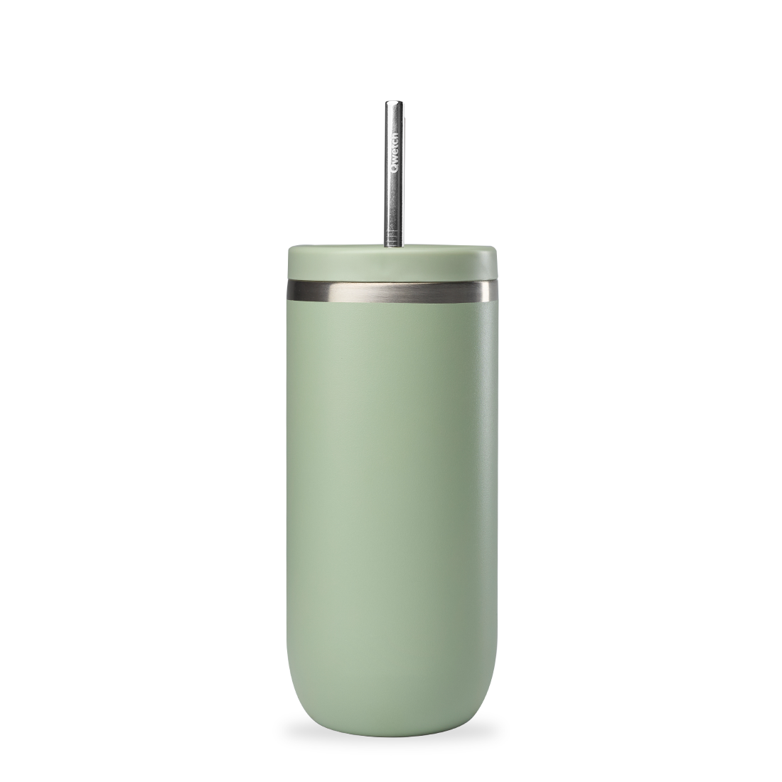 Qwetch Cold Cup termohrnek 600 ml zelený lipový s brčkem