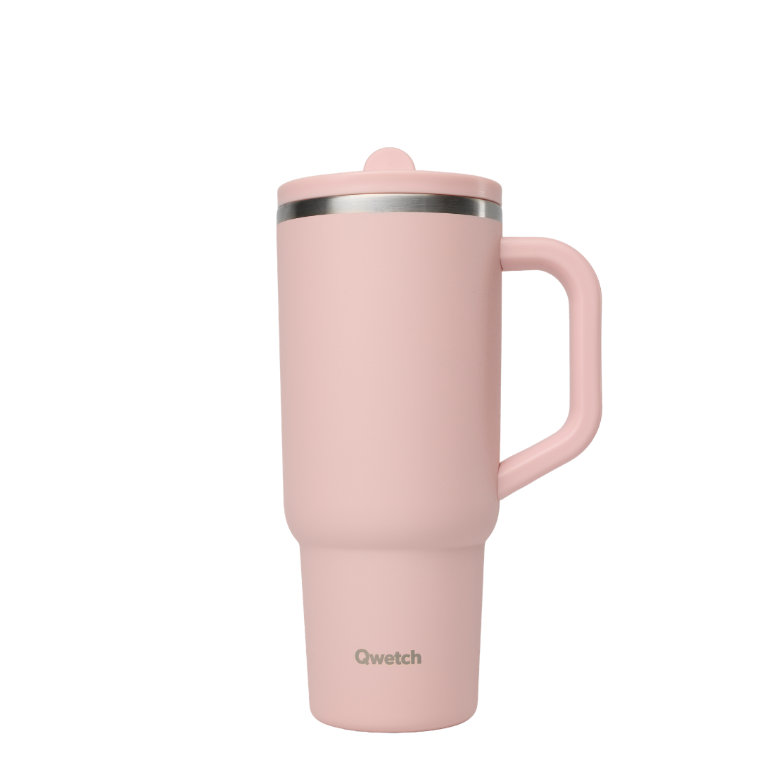 Qwetch Pastel termohrnek 900 ml světle růžová