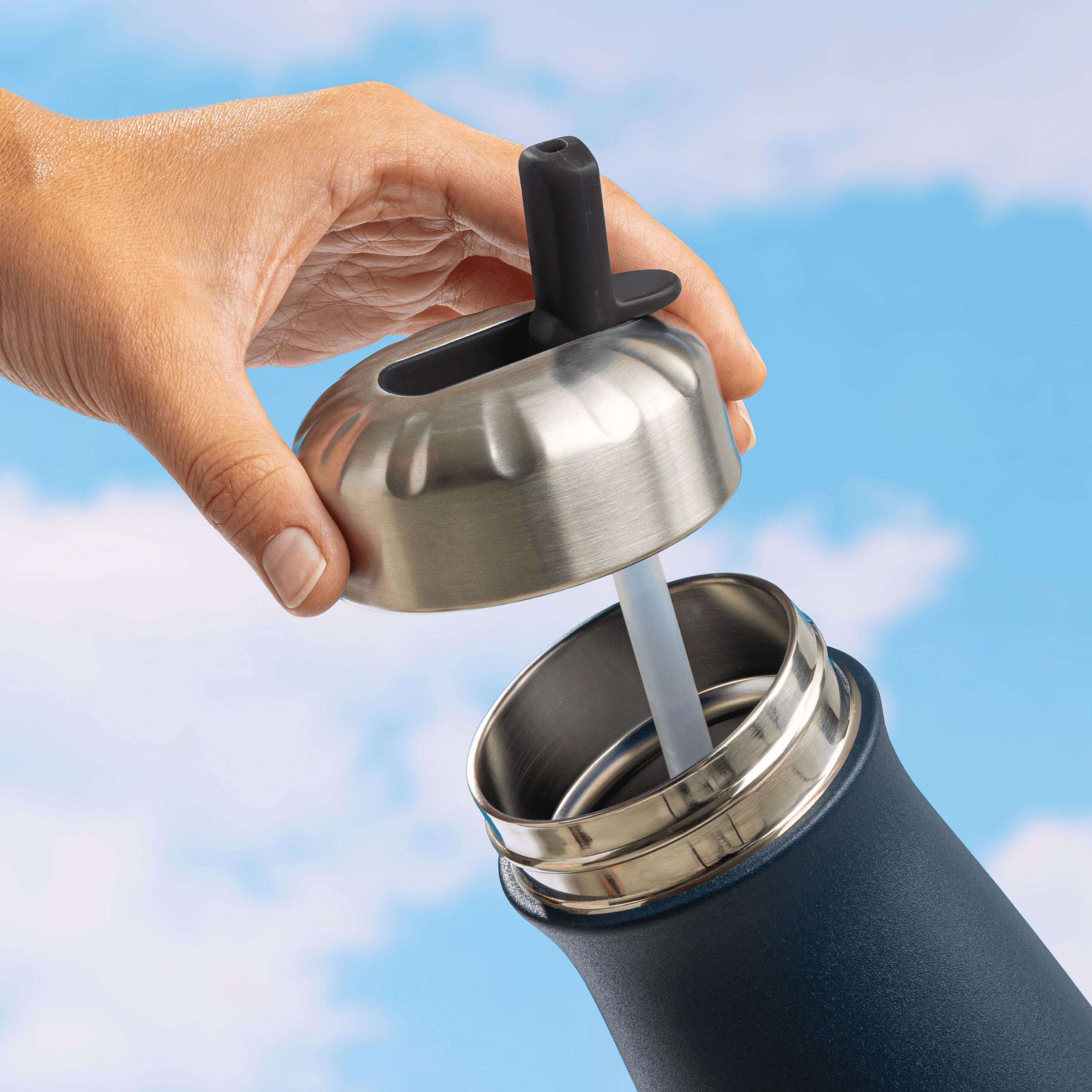 S'well Traveler Flip Straw víčko s brčkem náhradní