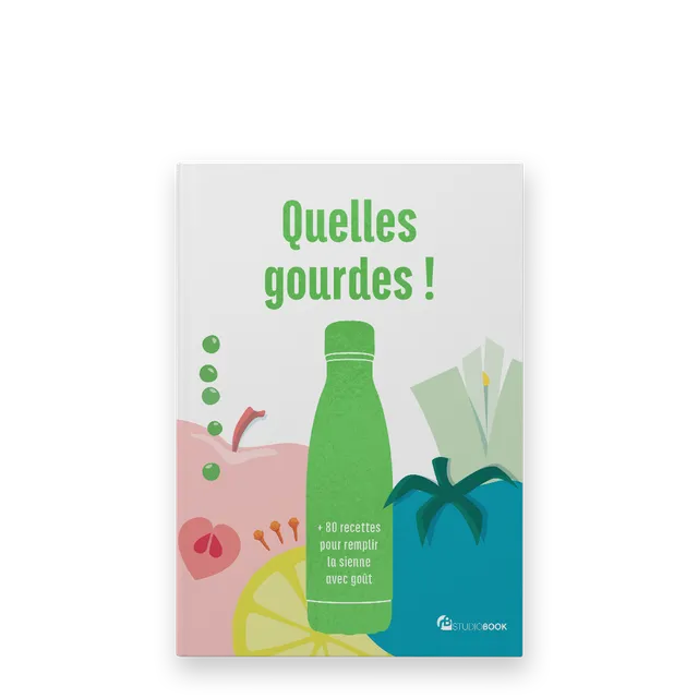 Qwetch Quelles gourdes kniha receptů do láhve francouzsky