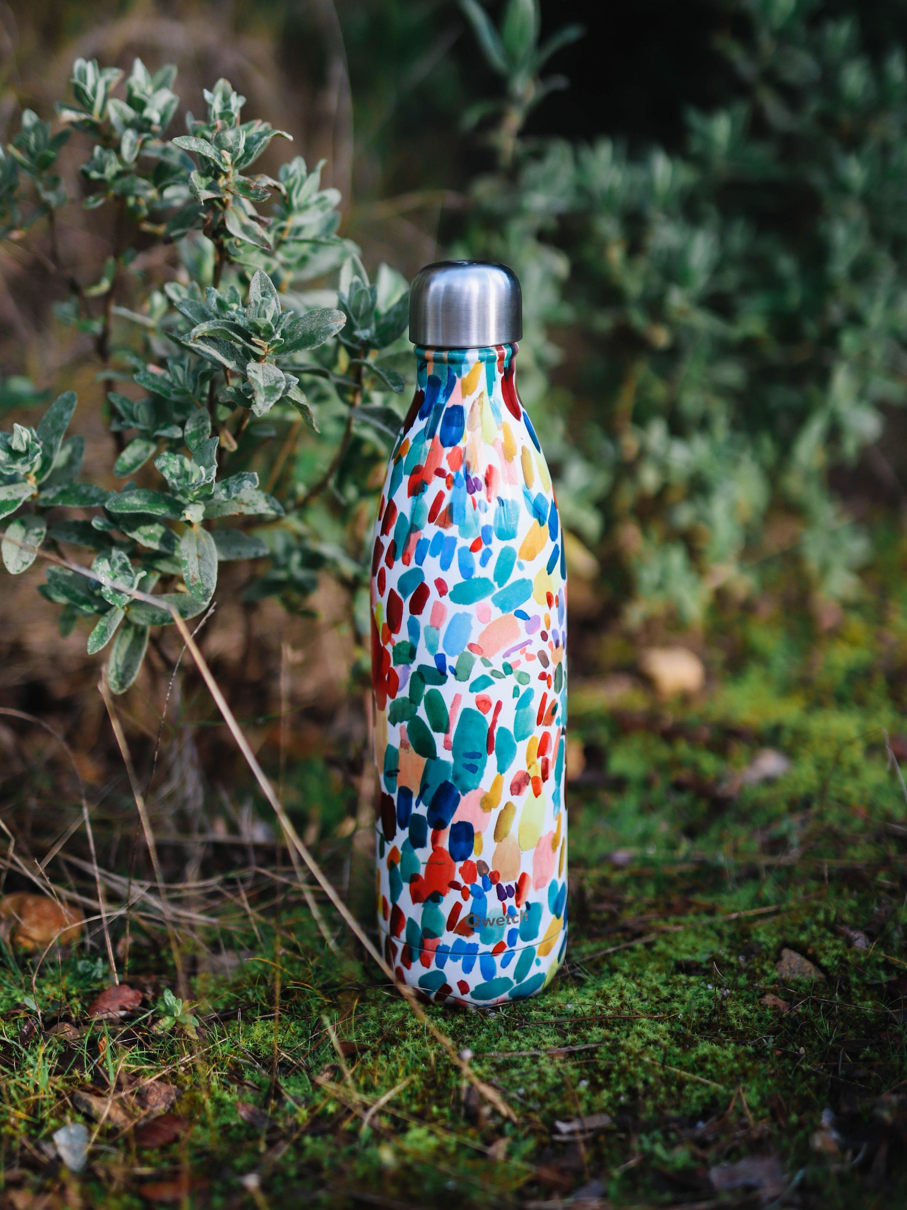 Qwetch Originals Arty termo láhev 500 ml vzor