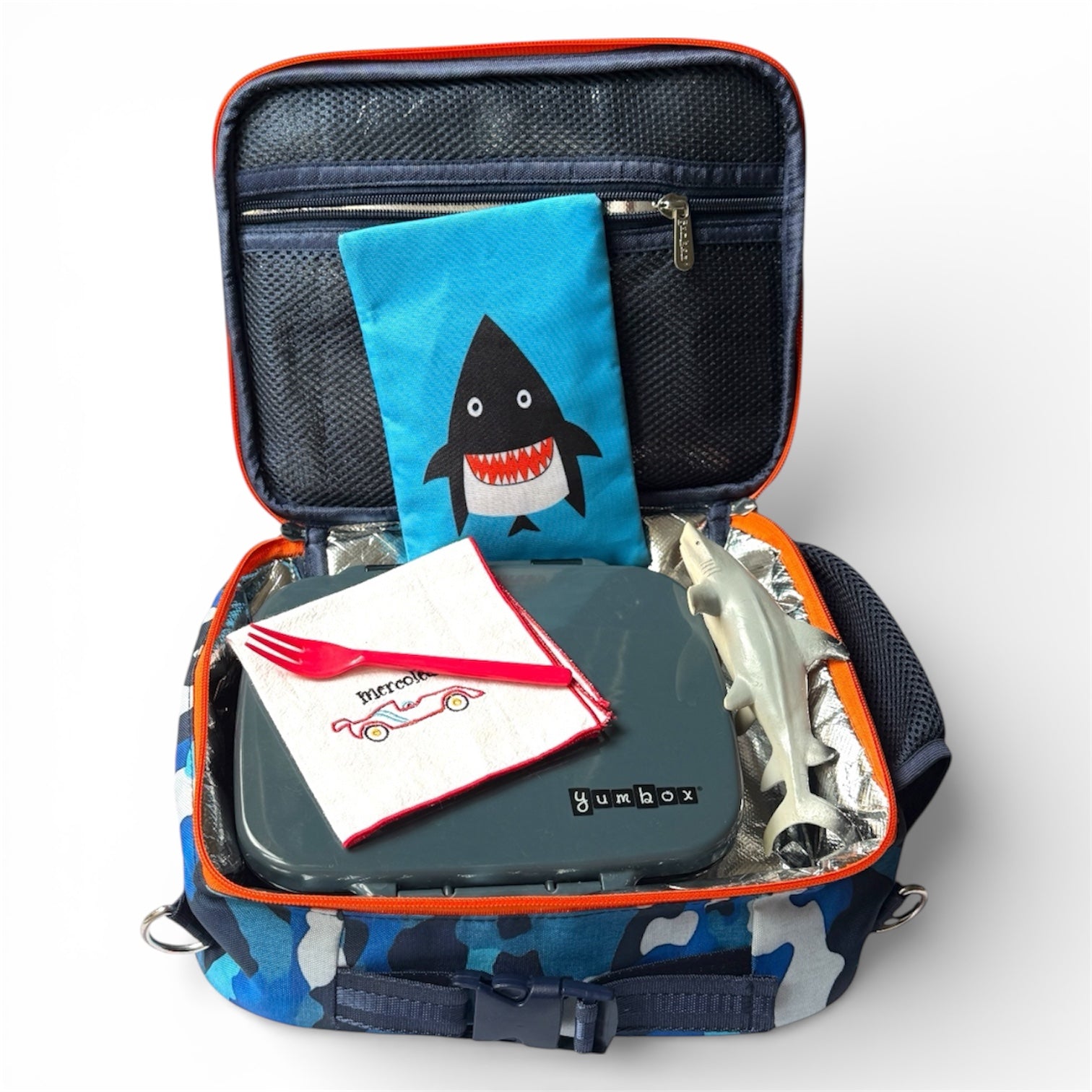 Yumbox Insulated Large Lunch Bag 3-Way Carry termo taška Camo