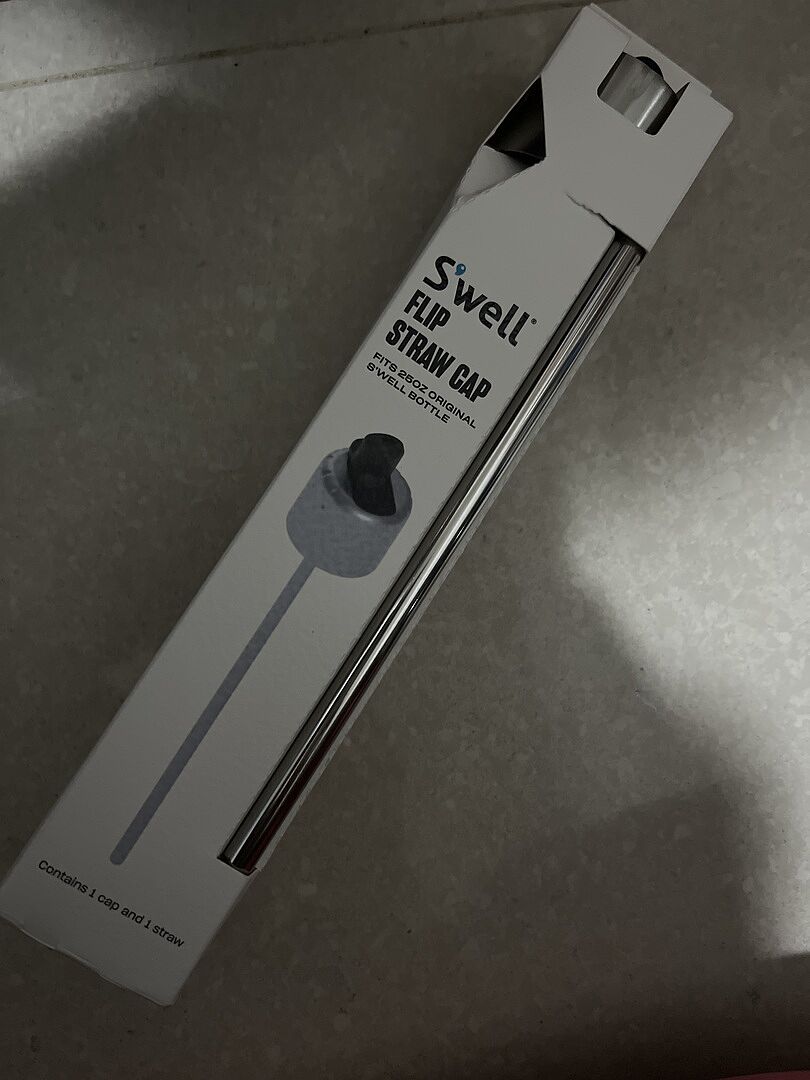 S'well Flip Straw Cap náhradní víčko 25 oz s brčkem