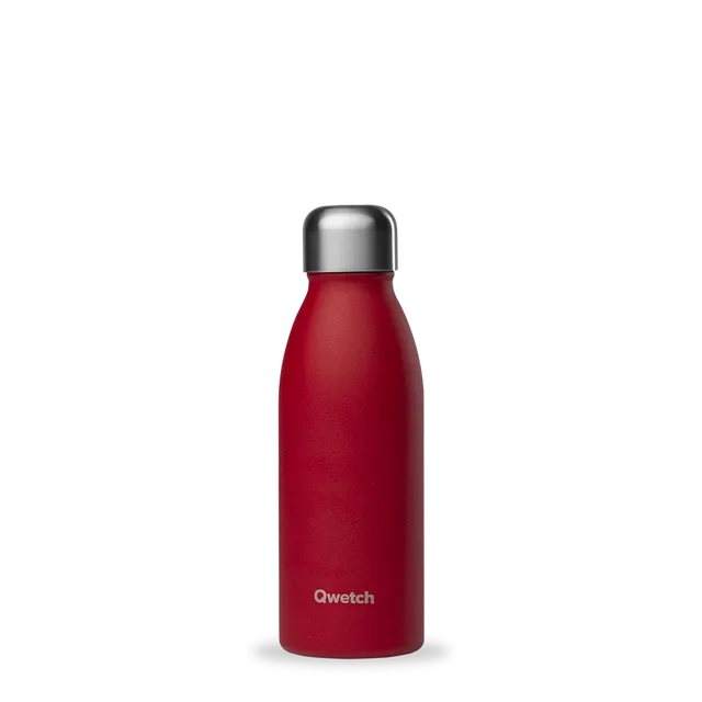 Qwetch One Granite Rouge láhev 500 ml jednostěnná