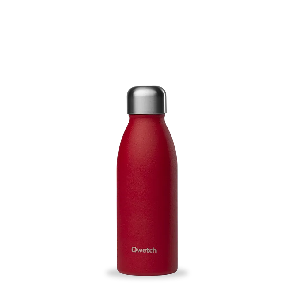 Qwetch One Granite Rouge láhev 500 ml jednostěnná