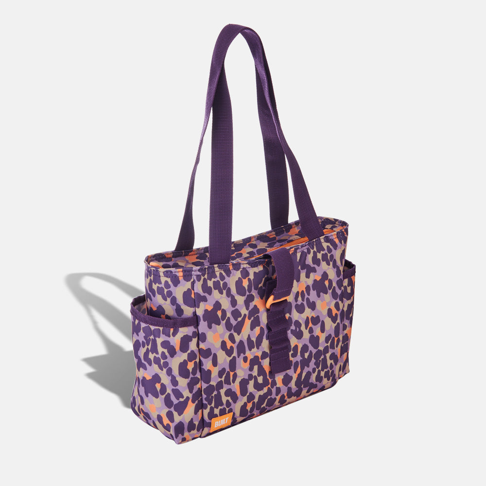 BUILT New York Crosstown Tote taška Sunset Leopard