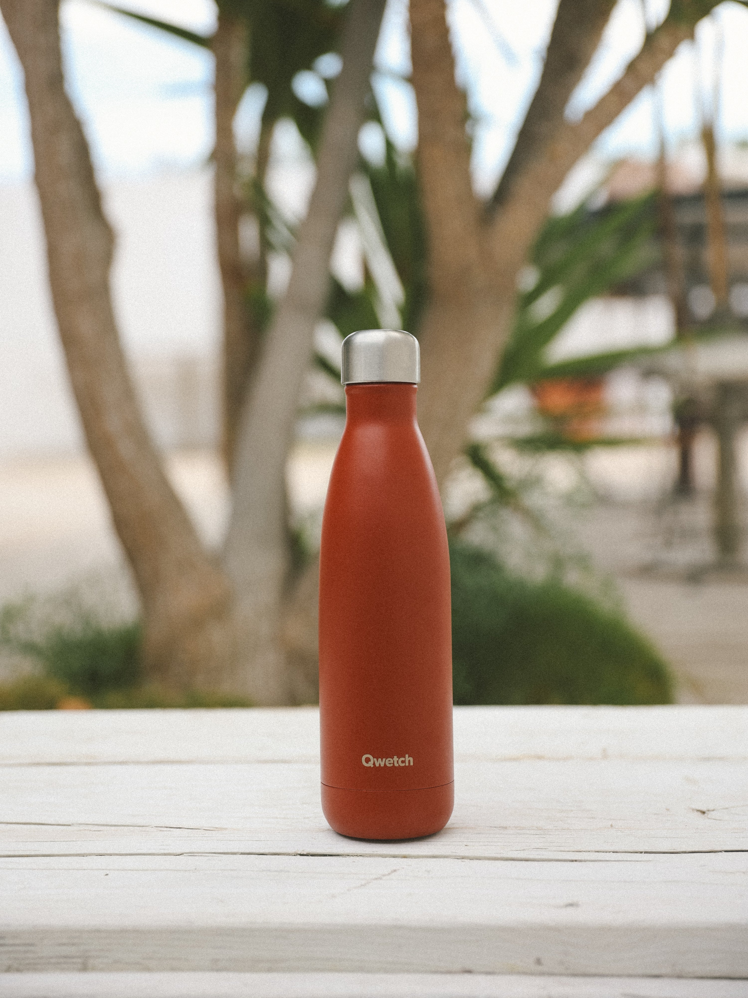 Qwetch Originals Matt Terracotta termo láhev 500 ml