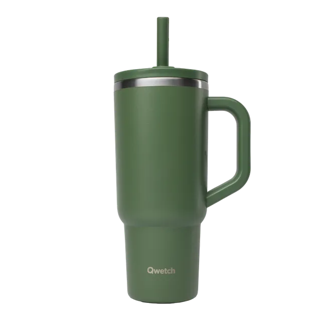 Qwetch Travel Cup termokelímek 900 ml kaki matní